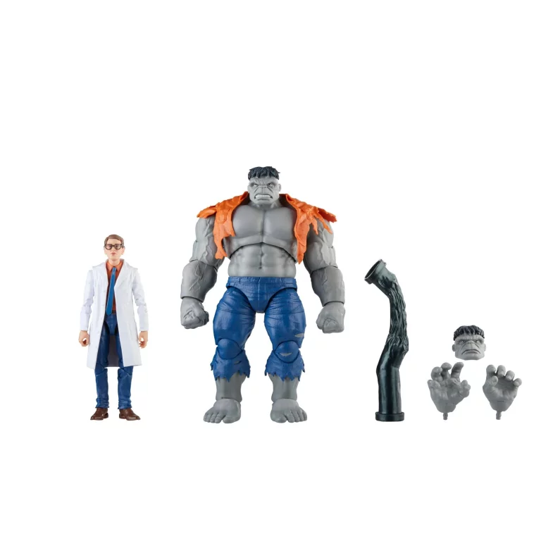 MARVEL LEGENDS SERIES 6-INCH-SCALE ACTION FIGURE 2-PACK – HULK AND BRUCE BANNER